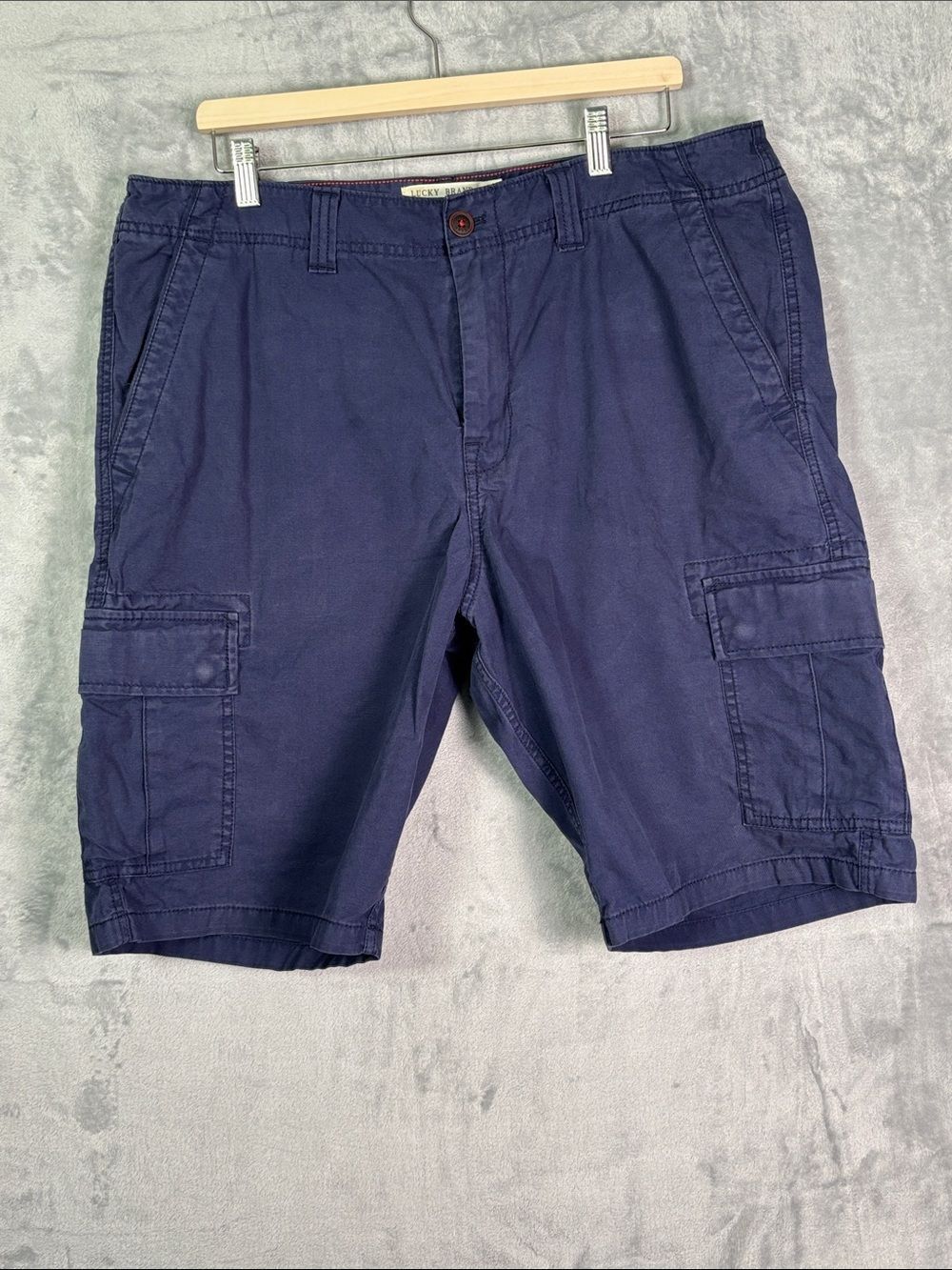 Lucky Brand Navy amens Cargo Shorts Size 38